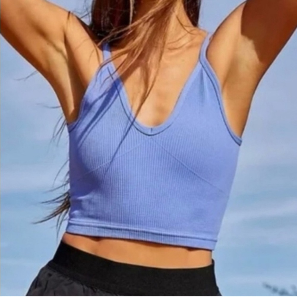 Free People Movement Happiness Runs V Neck Tank NWOT